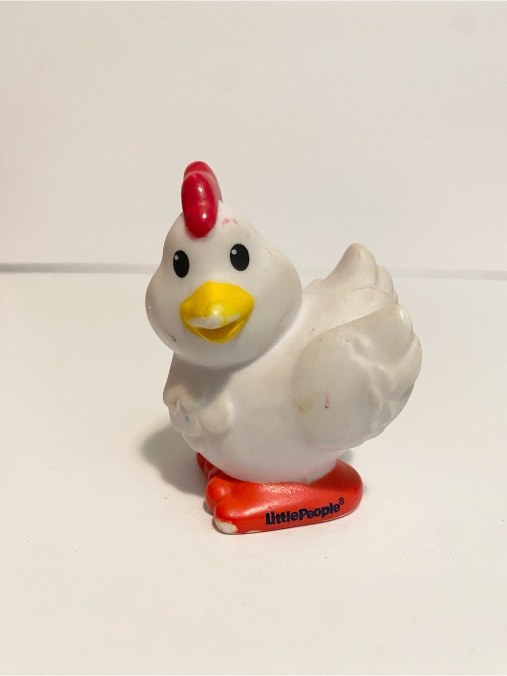 Little People Farm White Chicken Chick Bird Animal Figure Zoo Safari Toy 4/$20 🛑